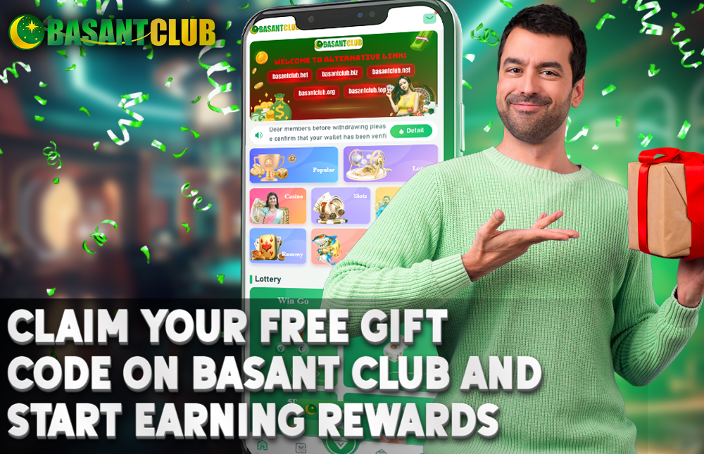 Claim Your Free Gift Code on Basant Club and Start Earning Rewards